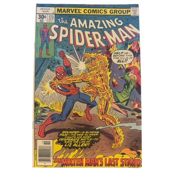 The Amazing Spider-Man #173 (1977) – The Molten Man’s Last Stand! Bronze Age Infer