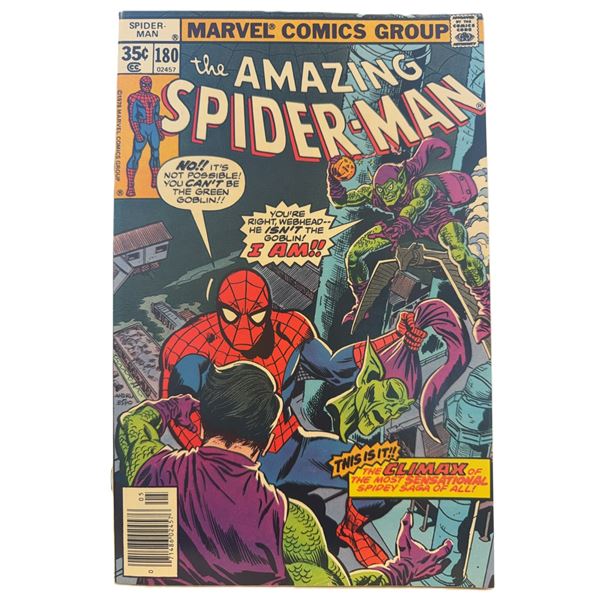 The Amazing Spider-Man #180 (1978) – The Green Goblin Revealed! Bronze Age Climax Issue!