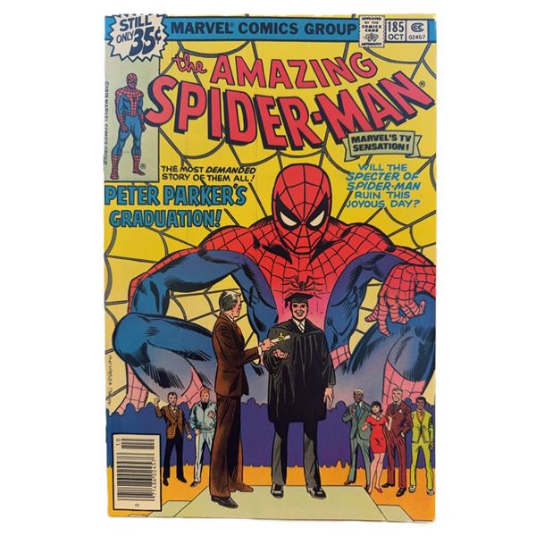 The Amazing Spider-Man #185 (1978) – Peter Parker’s Graduation! Bronze Age Milesto
