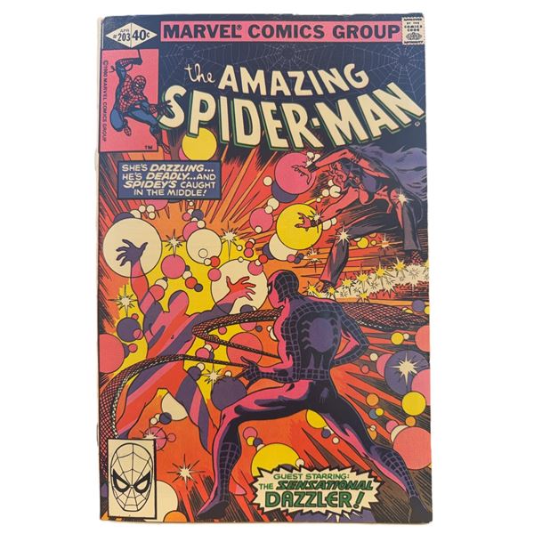 The Amazing Spider-Man #203 (1980) – Guest-Starring the Sensational Dazzler! Bronze Age Mar