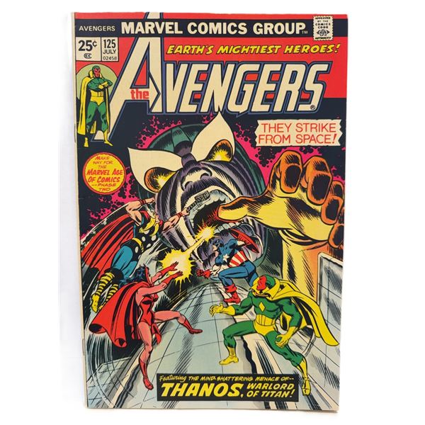The Avengers #125 (1974) – “They Strike From Space!” Featuring Thanos, Wa
