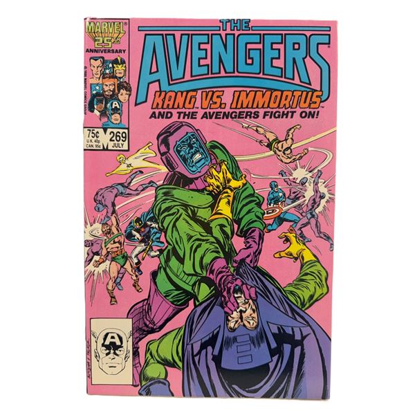 The Avengers #269 (1986) – Kang vs. Immortus! Marvel 25th Anniversary Copper Age Classic