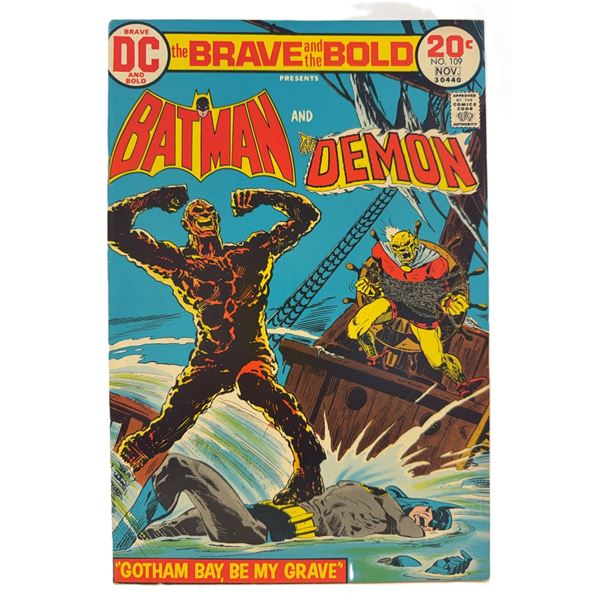 The Brave and the Bold #109 (1973) – Batman & The Demon! Gotham Bay Be My Grave Bronze Age 