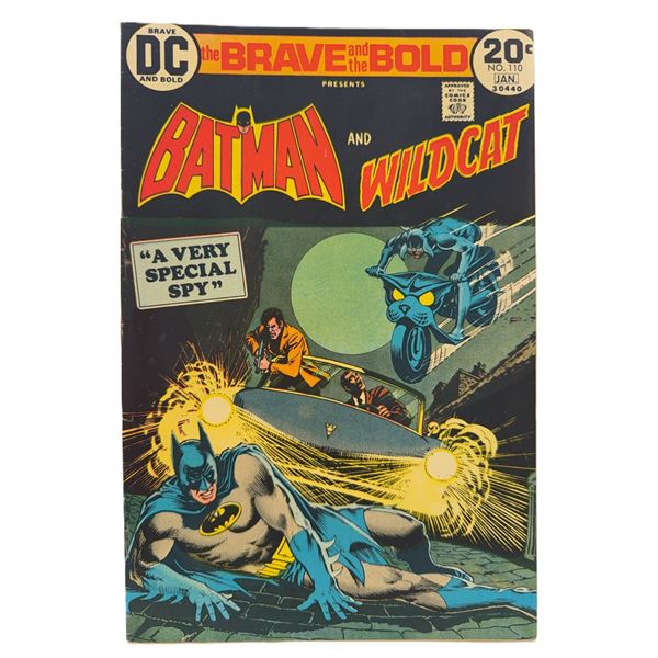 The Brave and the Bold #110 (Jan 1974, DC Comics) – Bronze Age Classic: Batman & Wildcat Te