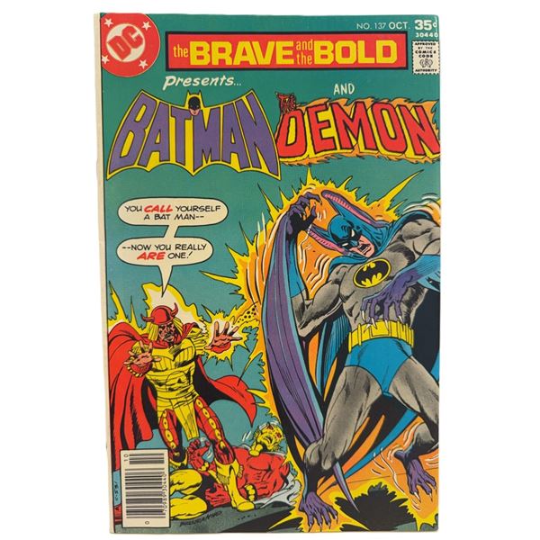 The Brave and the Bold #137 (1977) – Batman & The Demon Team-Up! Bronze Age DC Classic