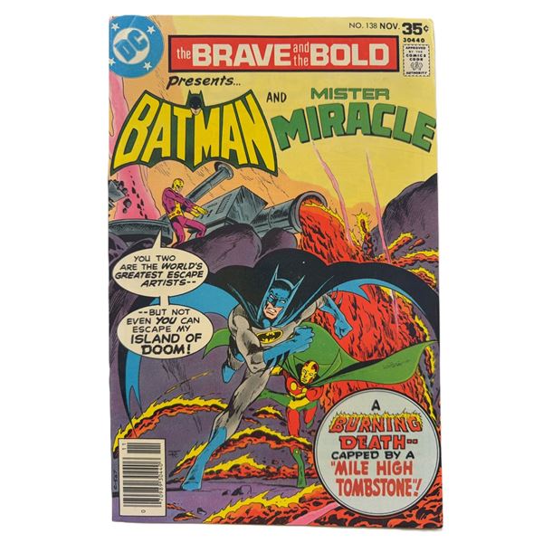 The Brave and the Bold #138 (1977) – Batman & Mister Miracle Team-Up! Bronze Age DC Classic