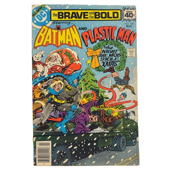 The Brave and the Bold #148 (1979) – Batman & Plastic Man Holiday Team-Up! Bronze Age DC Cl