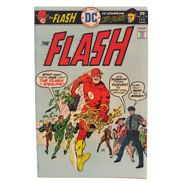 The Flash #239 (February 1976) – Bronze Age DC Classic Featuring Kid Flash!