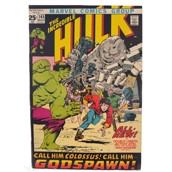 The Incredible Hulk #145 (Marvel, November 1971) – “Call Him Colossus! Call Him[x=