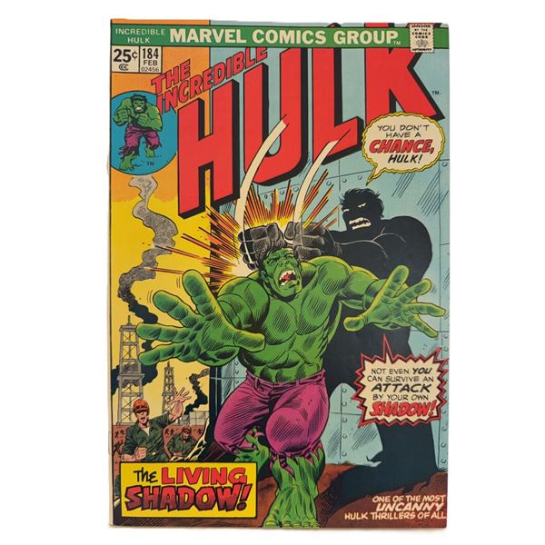 The Incredible Hulk #184 (Marvel, February 1975) – “The Living Shadow!”