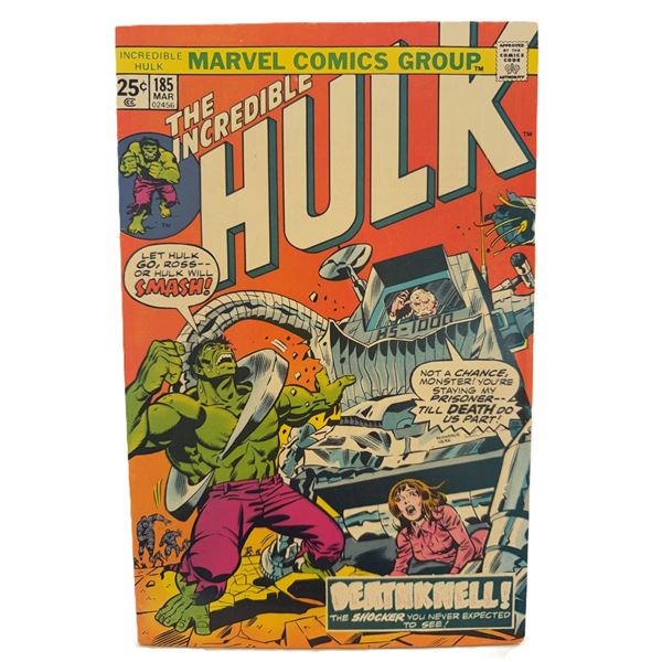 The Incredible Hulk #185 (Marvel, March 1975) – “Deathknell! The Shocker You Never