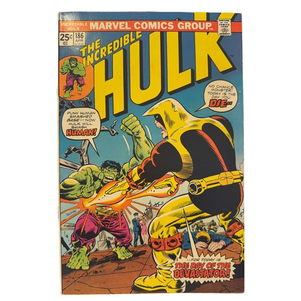 The Incredible Hulk #186 (Marvel, April 1975) – “The Day of the Devastator![x=#822