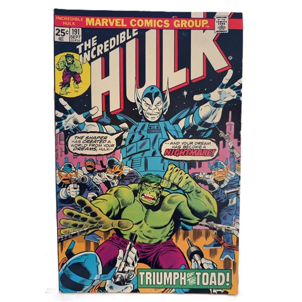 The Incredible Hulk #191 (Marvel, September 1975) – “Triumph of the Toad![x=#8221/