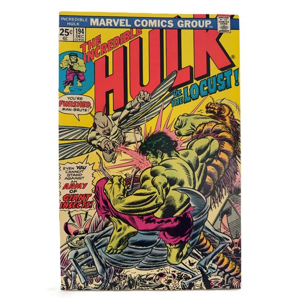 The Incredible Hulk #194 (Marvel, December 1975) – Hulk vs. The Locust!