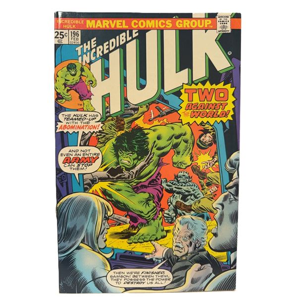 The Incredible Hulk #196 (Marvel, February 1976) – “Two Against the World![x=#8221