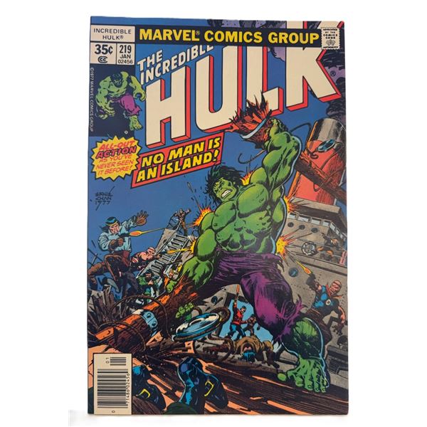 The Incredible Hulk #219 (Marvel, January 1978) – “No Man Is an Island!”