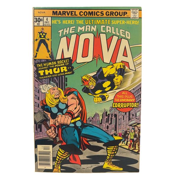 The Man Called Nova #4 (1976) – Bronze Age Marvel Classic Featuring Thor & The Corruptor!