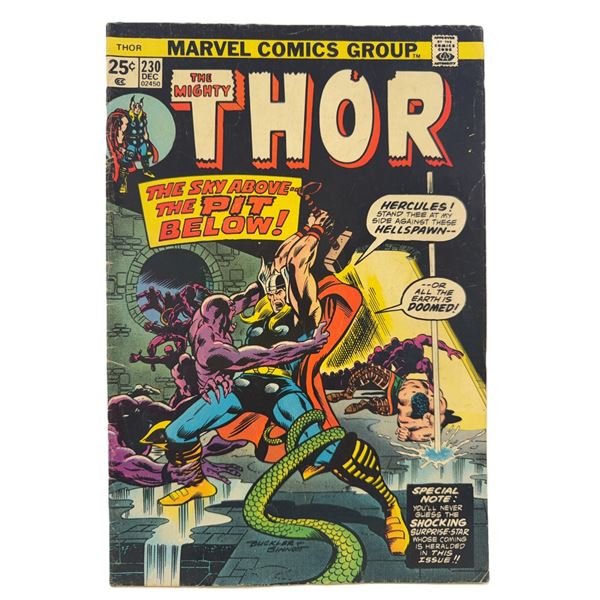 The Mighty Thor #230 (1974) – “The Sky Above… The Pit Below!” Br
