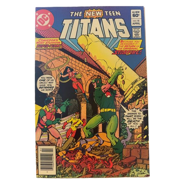 The New Teen Titans #18 (April 1982) – Bronze Age DC Classic Featuring Starfire