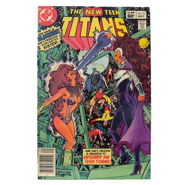 The New Teen Titans #23 (1982) – First Appearance of Blackfire, Starfire’s Sister!