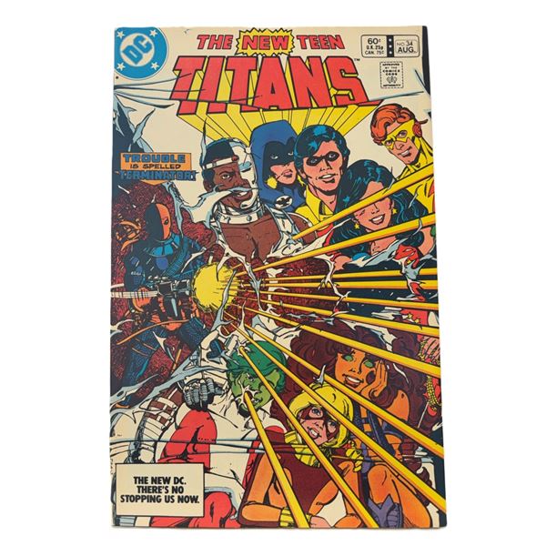 The New Teen Titans #34 (1983) – Deathstroke Strikes in “Trouble is Spelled Termin