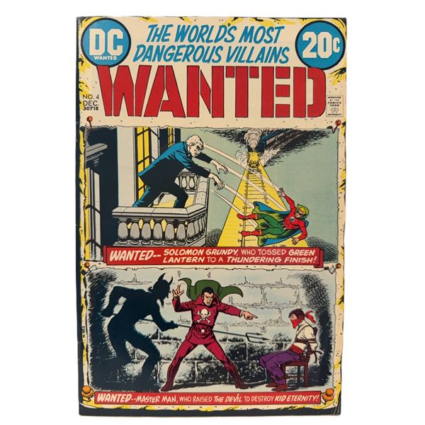 Wanted: The World’s Most Dangerous Villains #4 (Dec 1972) – Bronze Age DC Classic 