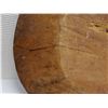 Image 10 : Wooden Oval Pig Board (cracked) 21" x 36"