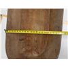 Image 12 : Wooden Oval Pig Board (cracked) 21" x 36"