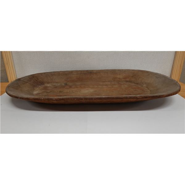 Wooden Oval Pig Board (cracked) 21" x 36"
