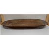 Image 1 : Wooden Oval Pig Board (cracked) 21" x 36"