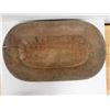 Image 3 : Wooden Oval Pig Board (cracked) 21" x 36"