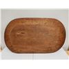 Image 8 : Wooden Oval Pig Board (cracked) 21" x 36"