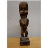 Image 1 : Wooden Tribal Ancestor Figure Sculpture 4" x 12.5" H