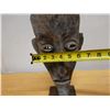 Image 6 : Wooden Tribal Mask on Metal Stand 6.5" x 15" H