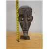 Image 7 : Wooden Tribal Mask on Metal Stand 6.5" x 15" H