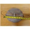 Image 8 : Wooden Tuluma Round Fishing Tackle Box w/ Lid 11" Dia, 7" H