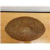 Image 10 : Wooden Oval Serving Bowl (cracked) 15" x 24" x 5"H