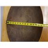 Image 12 : Wooden Oval Serving Bowl (cracked) 15" x 24" x 5"H