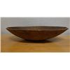 Image 1 : Wooden Oval Serving Bowl (cracked) 15" x 24" x 5"H