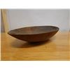 Image 8 : Wooden Oval Serving Bowl (cracked) 15" x 24" x 5"H