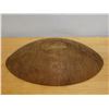 Image 9 : Wooden Oval Serving Bowl (cracked) 15" x 24" x 5"H