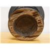 Image 6 : Vintage  Turned Wood Round Pedestal Offering Tray (cracked) 18" Dia, 11"H