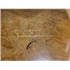 Image 5 : Wooden Maple Burl Vase Signed by Artist 11.5" Dia, 2"H