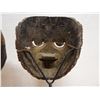 Image 10 : Qty 3 Carved Theater Masks on Metal Stands, Misc Sizes