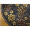 Image 5 : Wooden Tray w/ Painted Flower Motif (cracked) 22"L