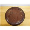 Image 6 : Wooden Tray w/ Painted Flower Motif (cracked) 22"L