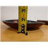 Image 7 : Qty 2 Wooden Trays w/ Painted Flower Motif, Misc Sizes