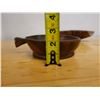 Image 9 : Wooden Dough Trencher Bowl & Round Bowl w/ Handle, Misc Sizes