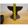 Image 18 : Vintage Flat Iron & Footed Bowl (cracked), Misc Sizes