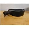 Image 4 : Vintage Flat Iron & Footed Bowl (cracked), Misc Sizes